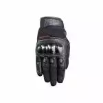 Nordcode Air Tech-r Gloves EN 13594 black/red+leather