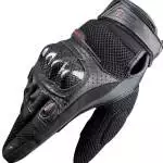 Nordcode Air Tech-r Gloves EN 13594 black/red+leather - Image 3