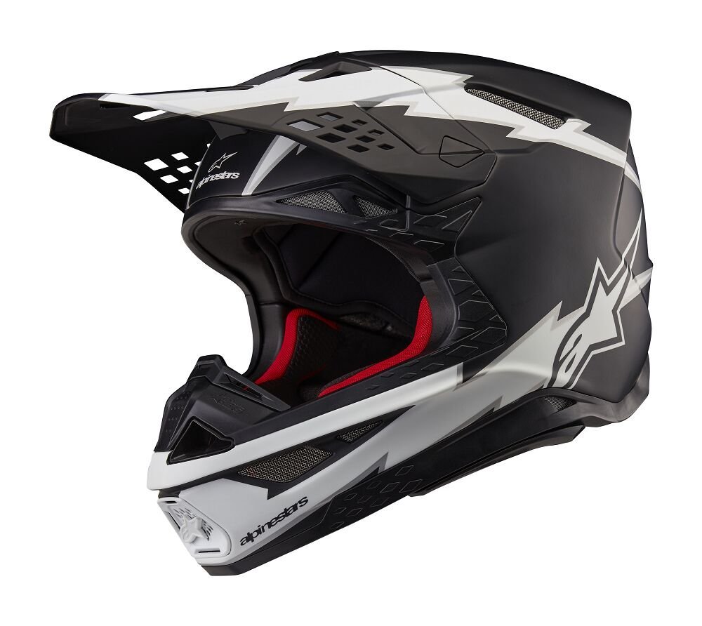HELMET SM10 AMP BLK/WT S