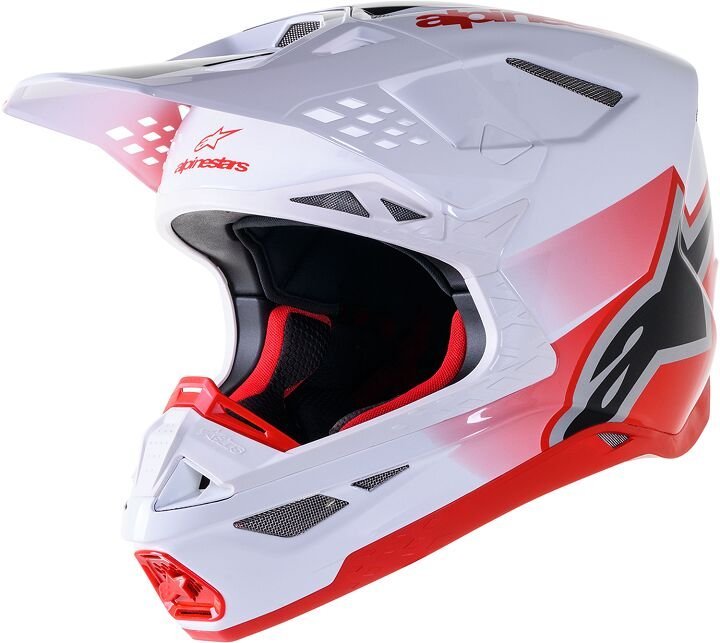 HELMET SM10 UNIT RD/WT XL
