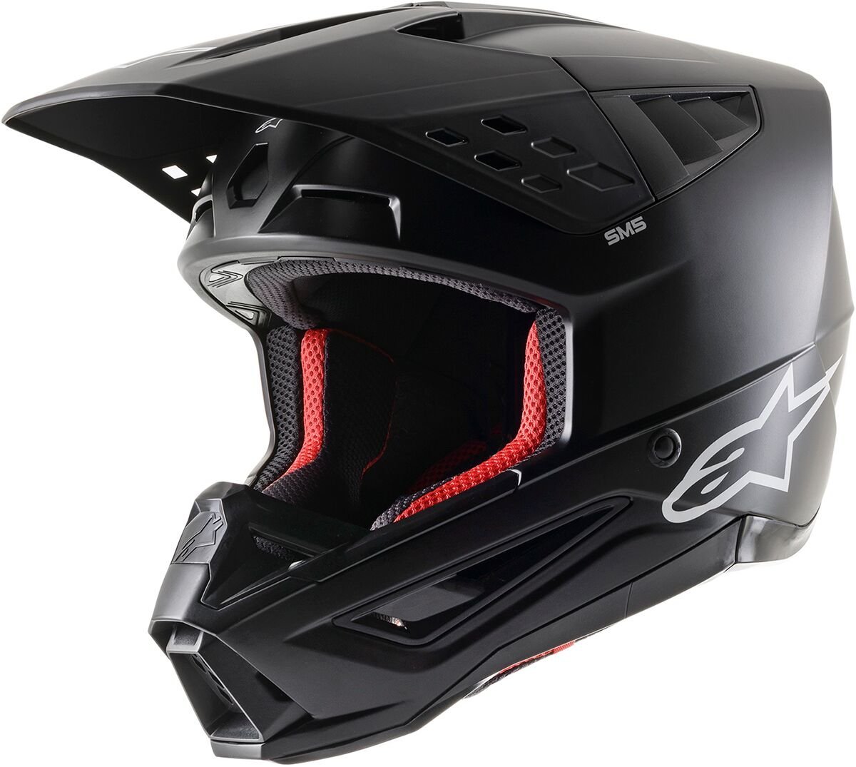 HELMET SM5 SOLID BLACK L