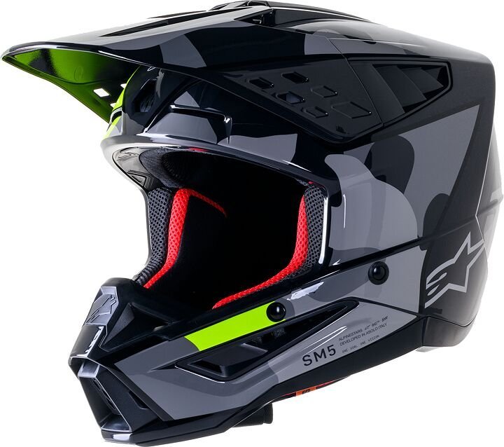 HELMET SM5 ROV2 GY/YLW XL