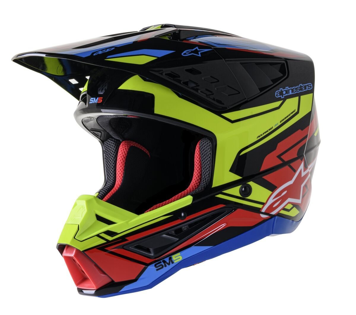 HELMET SM5 ACT2 BK/Y/R L