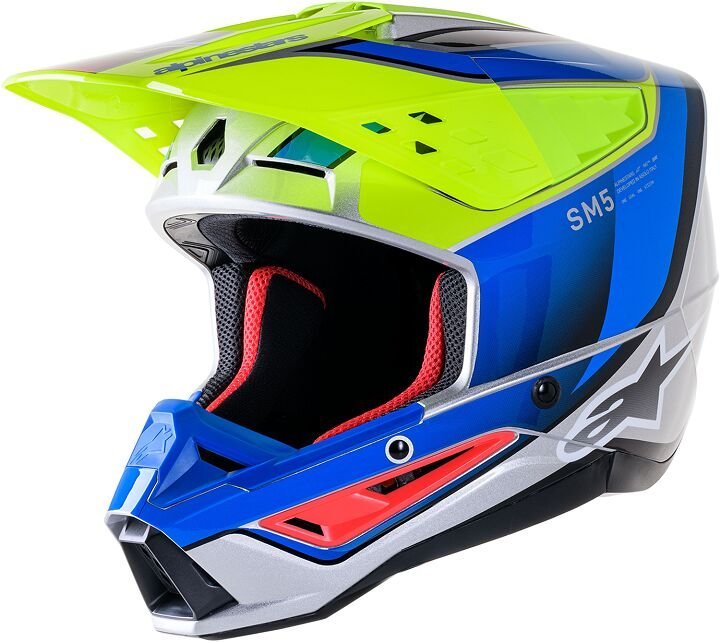HELMET SM5 SAIL YLW/BL L