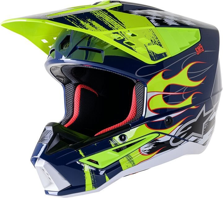 HELMET SM5 RASH NV/YL XL