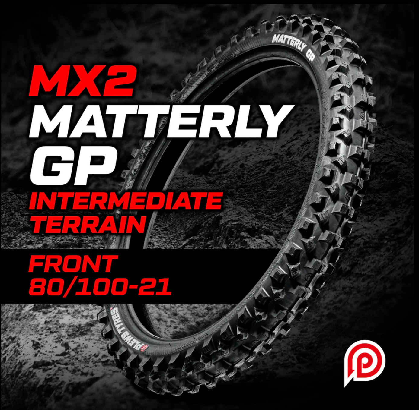 MX2 MATTERLY GP Medium Front - 80 / 100 – 21