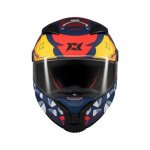 AXXIS Fenix Angry Face C5 black/red matt - Image 2