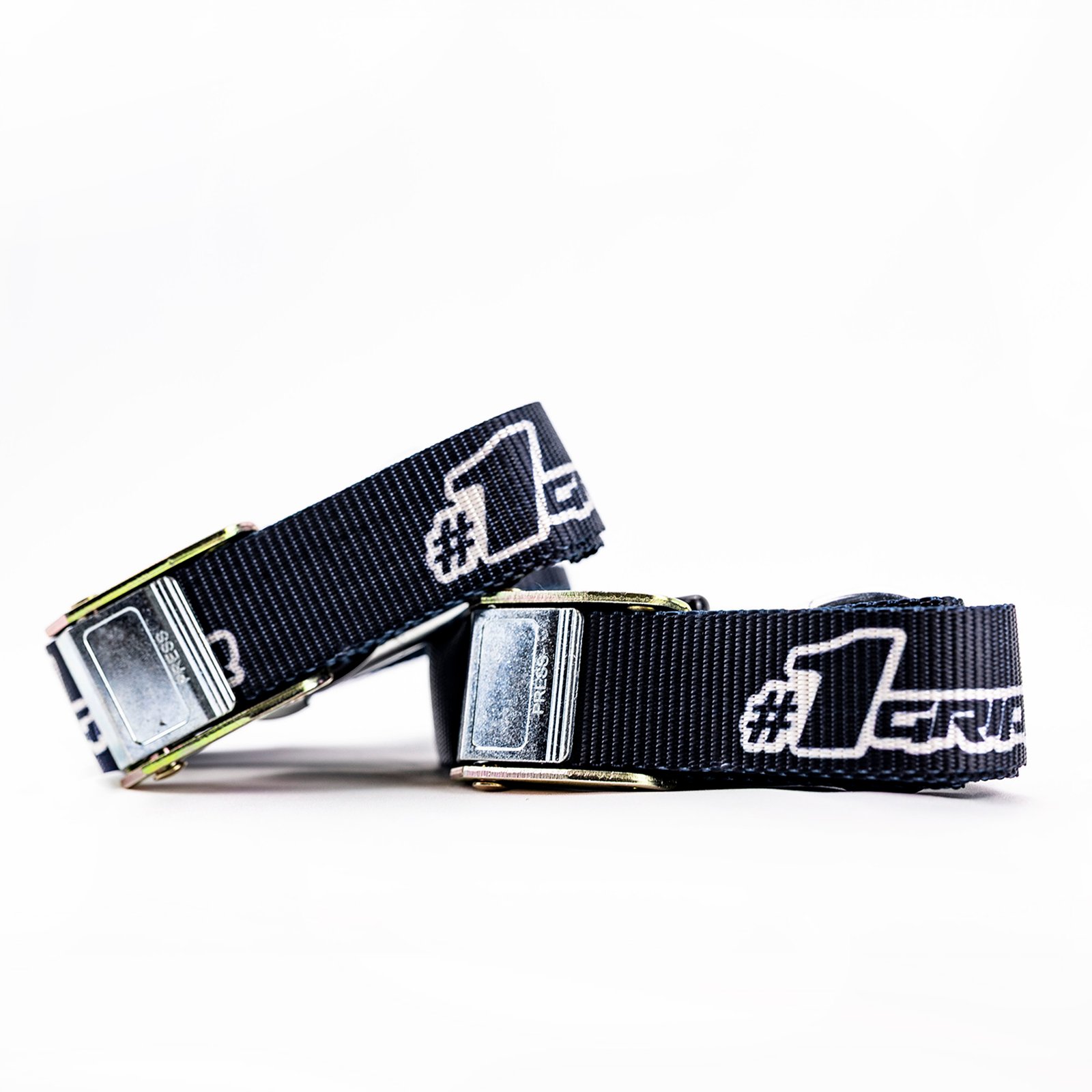 #1 Tie-Down Strap Set - Black