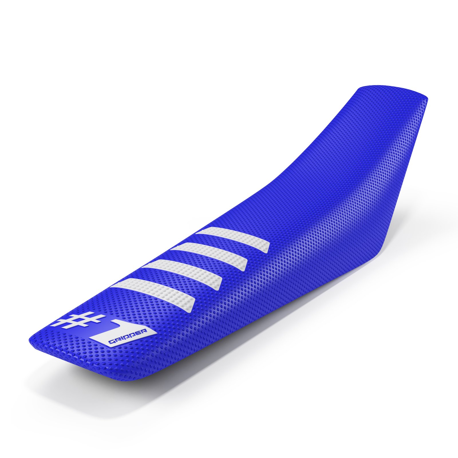 Onegripper - Seat Cover - RIBBED - Blue/White