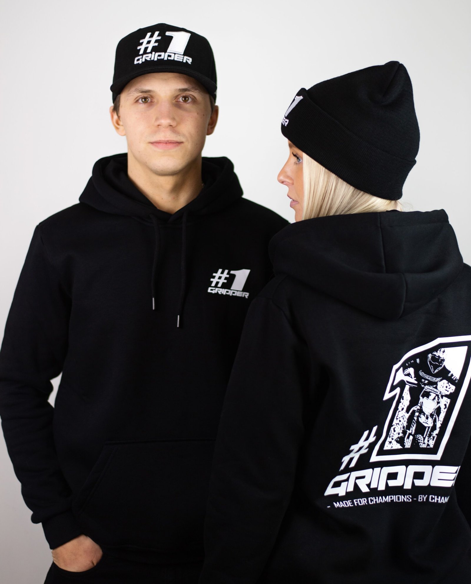 #1 Hoodie - Black